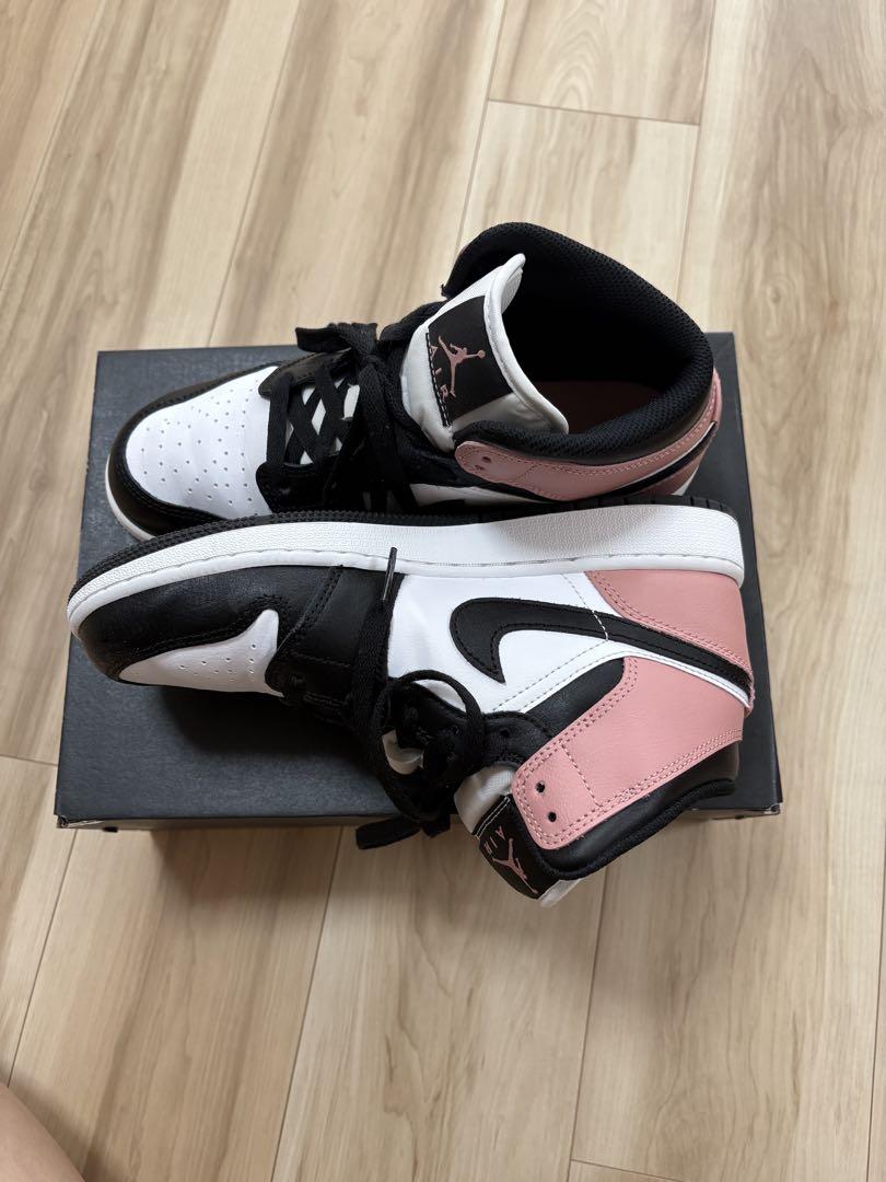 NIKE ナイキ エアジョーダン1 MID 24.5 AIR JORDAN