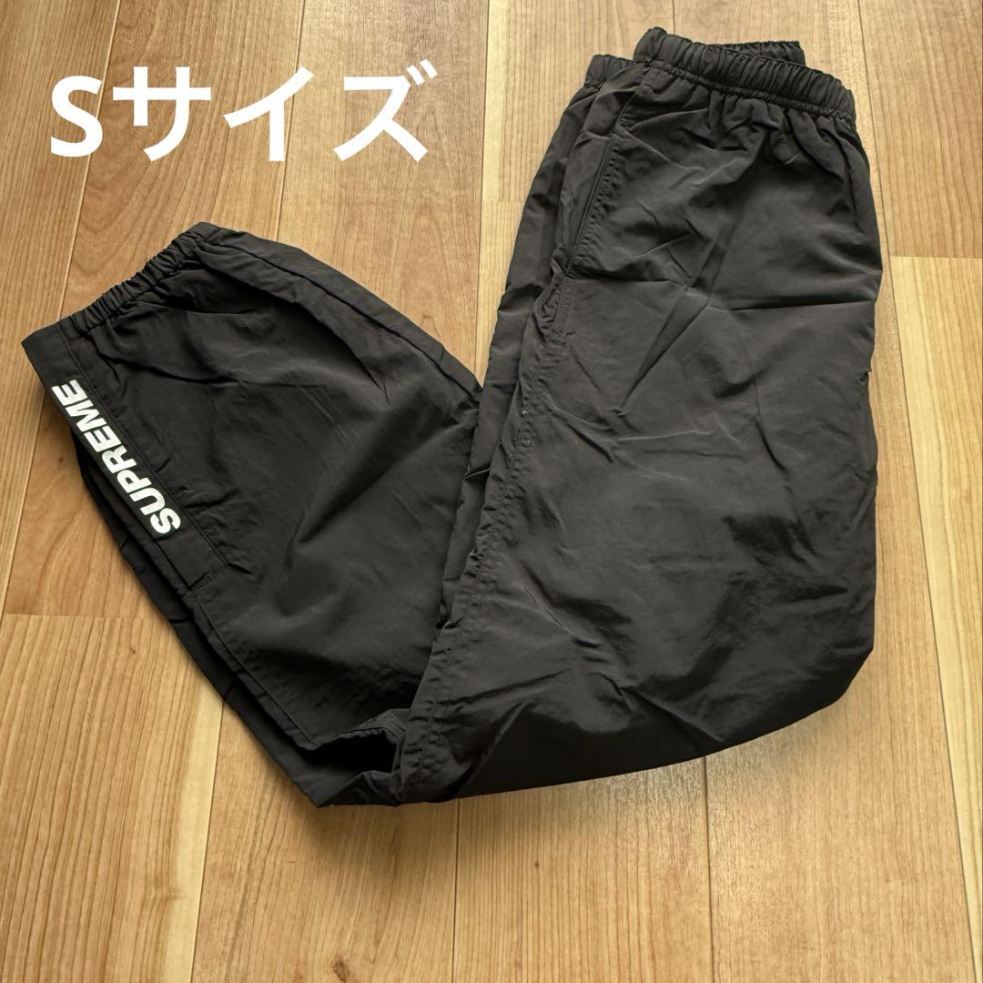 新品 黒S Supreme Warm up pants 18SS