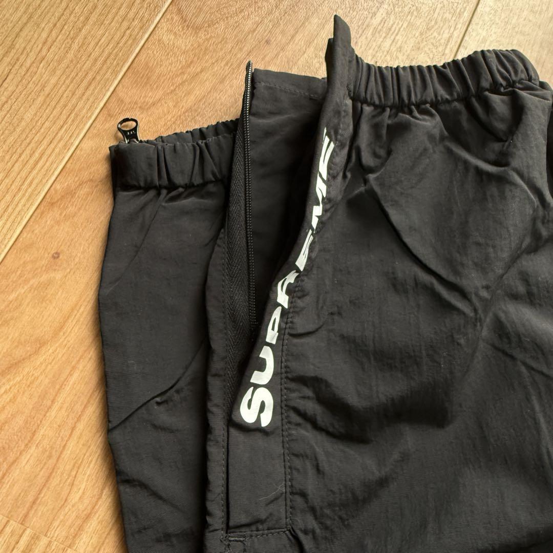 新品 黒S Supreme Warm up pants 18SS