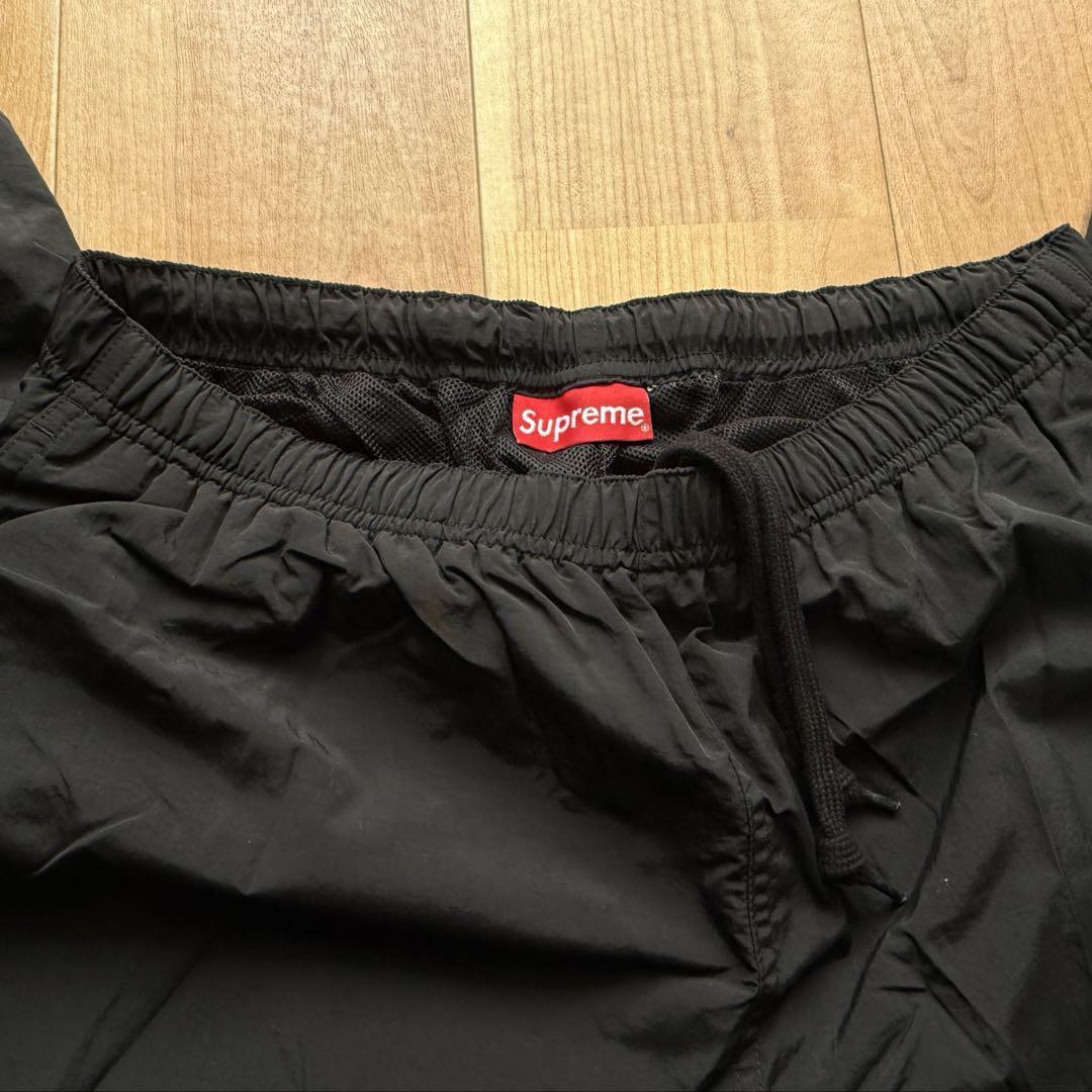 新品 黒S Supreme Warm up pants 18SS