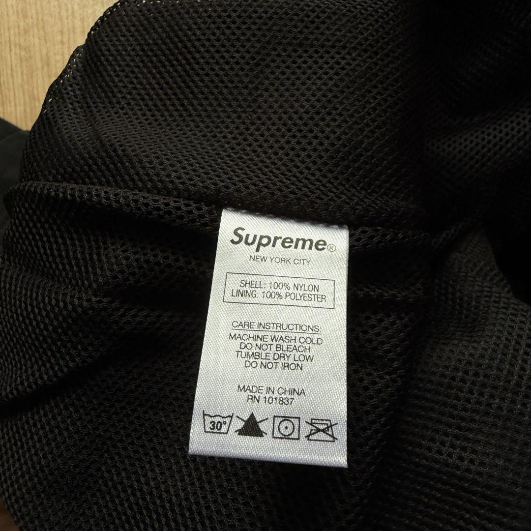 新品 黒S Supreme Warm up pants 18SS