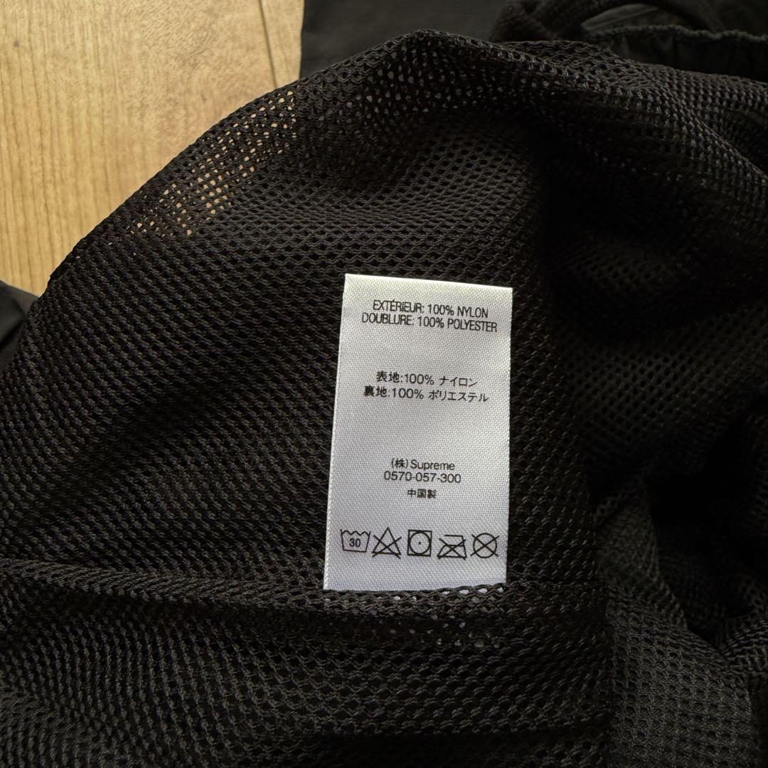 新品 黒S Supreme Warm up pants 18SS