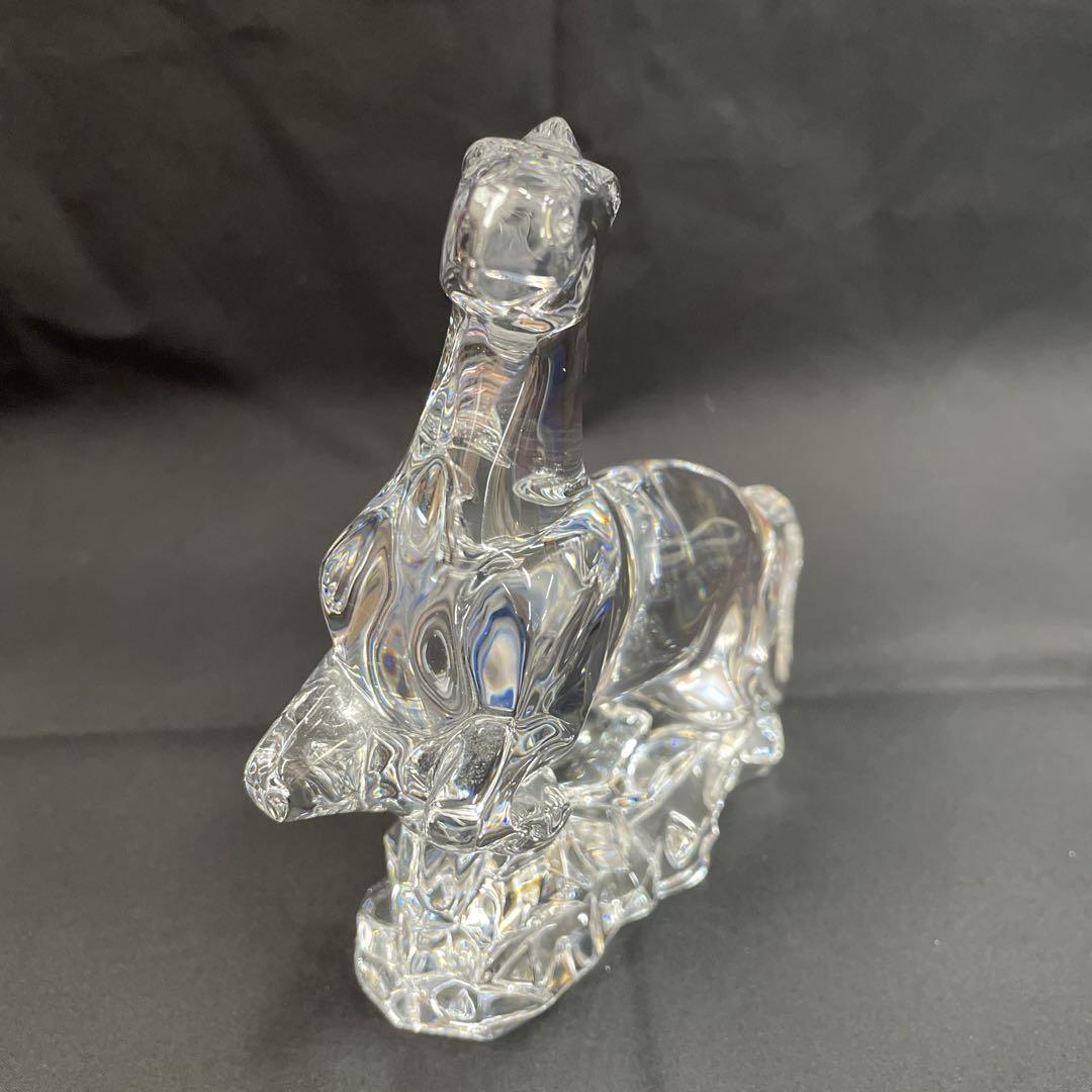 Baccarat 置物　干支　馬