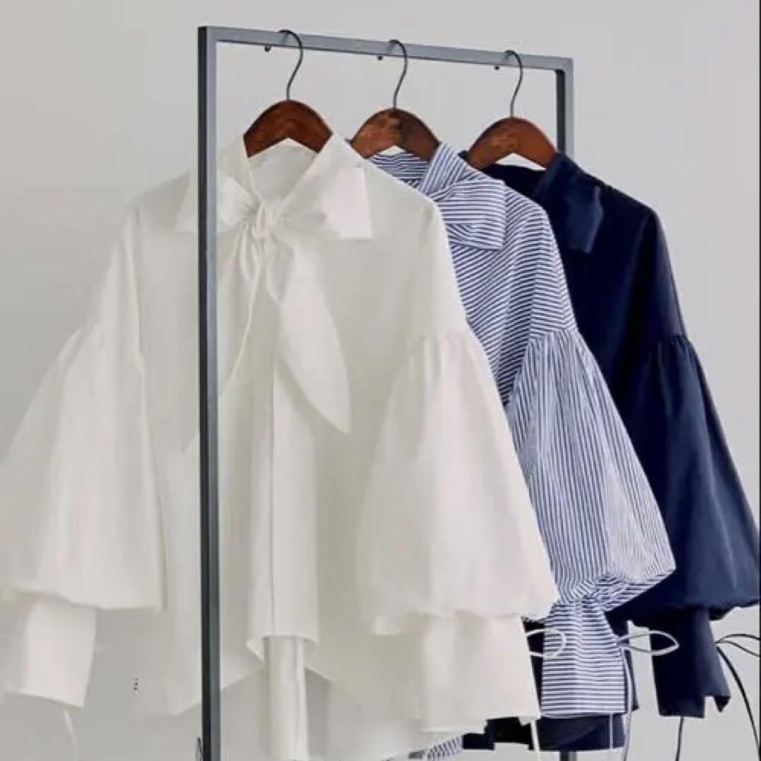 bow.a ボウエー RIBBON BLOUSE リボンブラウス