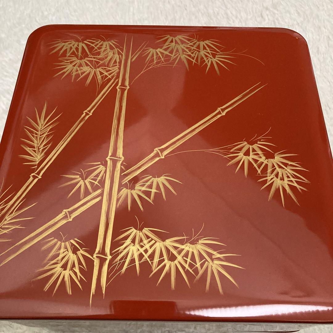 輪島塗　木製二段重