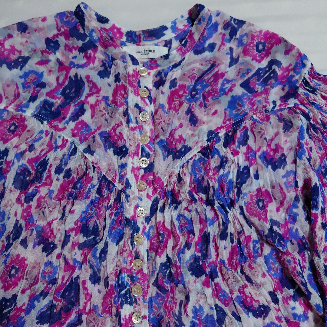 ISABEL MARANT KILEDIA レーヨン プリントブラウス 花柄 - メルカリ