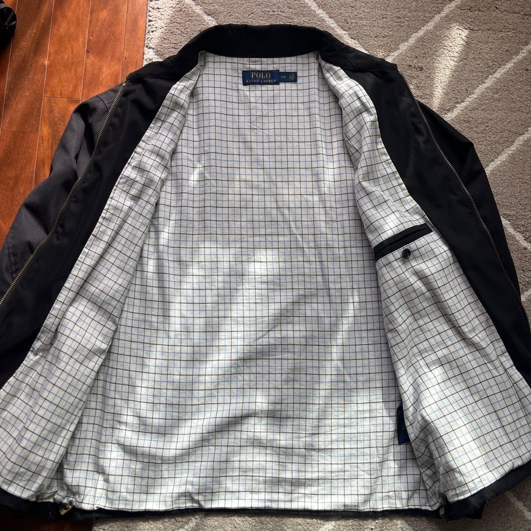 ポロバイラルフローレン スウィングトップ ブルゾン ブラック L ポロバイラルフローレン スウィングトップ ブルゾン ブラック L