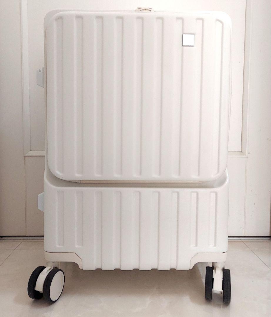 フロントオープン スーツケース キャリーケース 静音 ダブルキャスター TSA