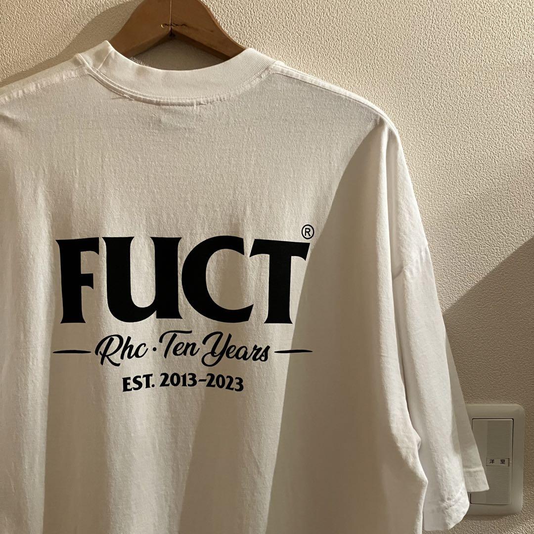 込 美品★RHCロンハーマン/Fuct★10th限定コラボTee