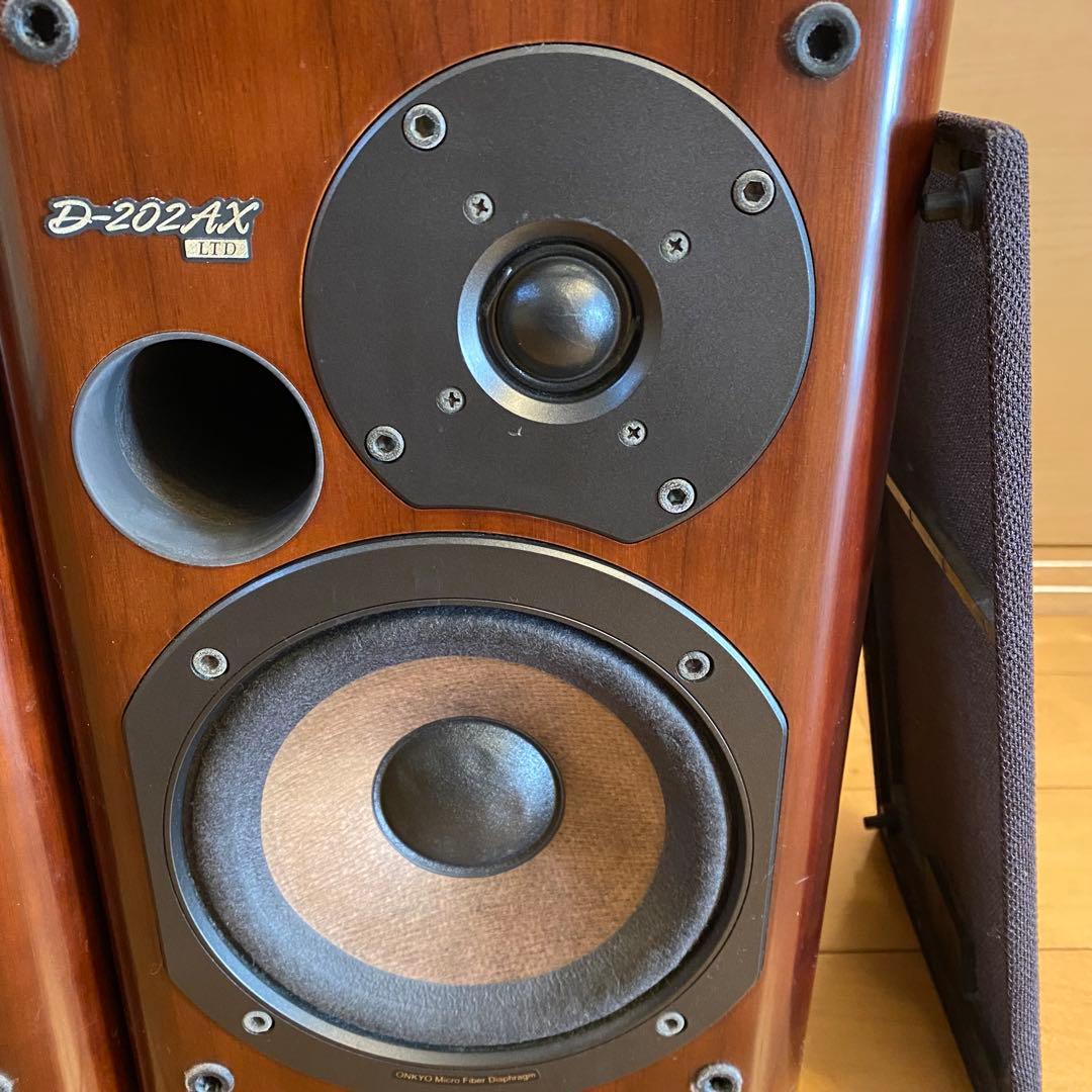 ONKYO オンキョー D-202AX LTD ペアスピーカー　やや傷あり