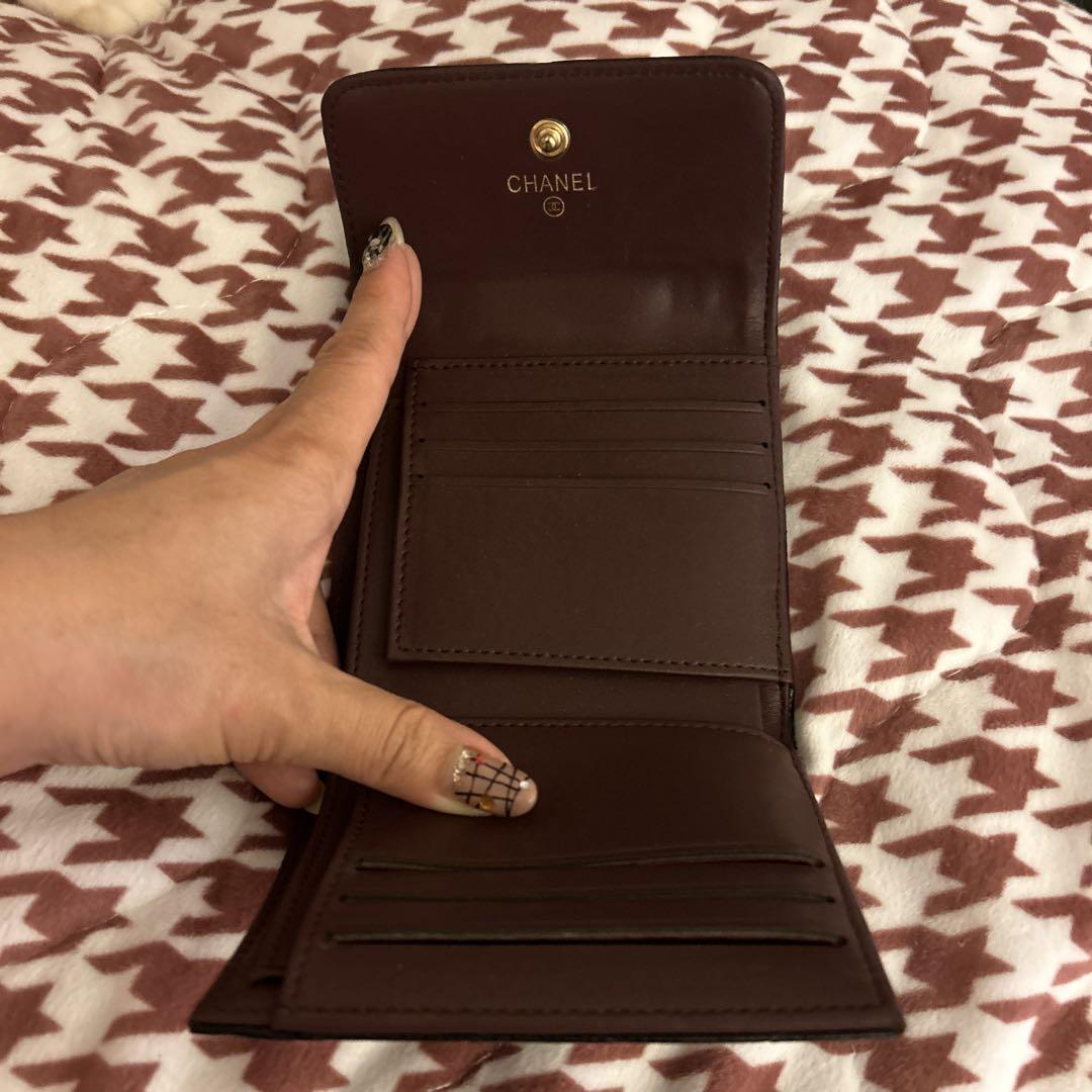 楽天市場】【10%OFF】 シャネル 三つ折り財布 クラシック