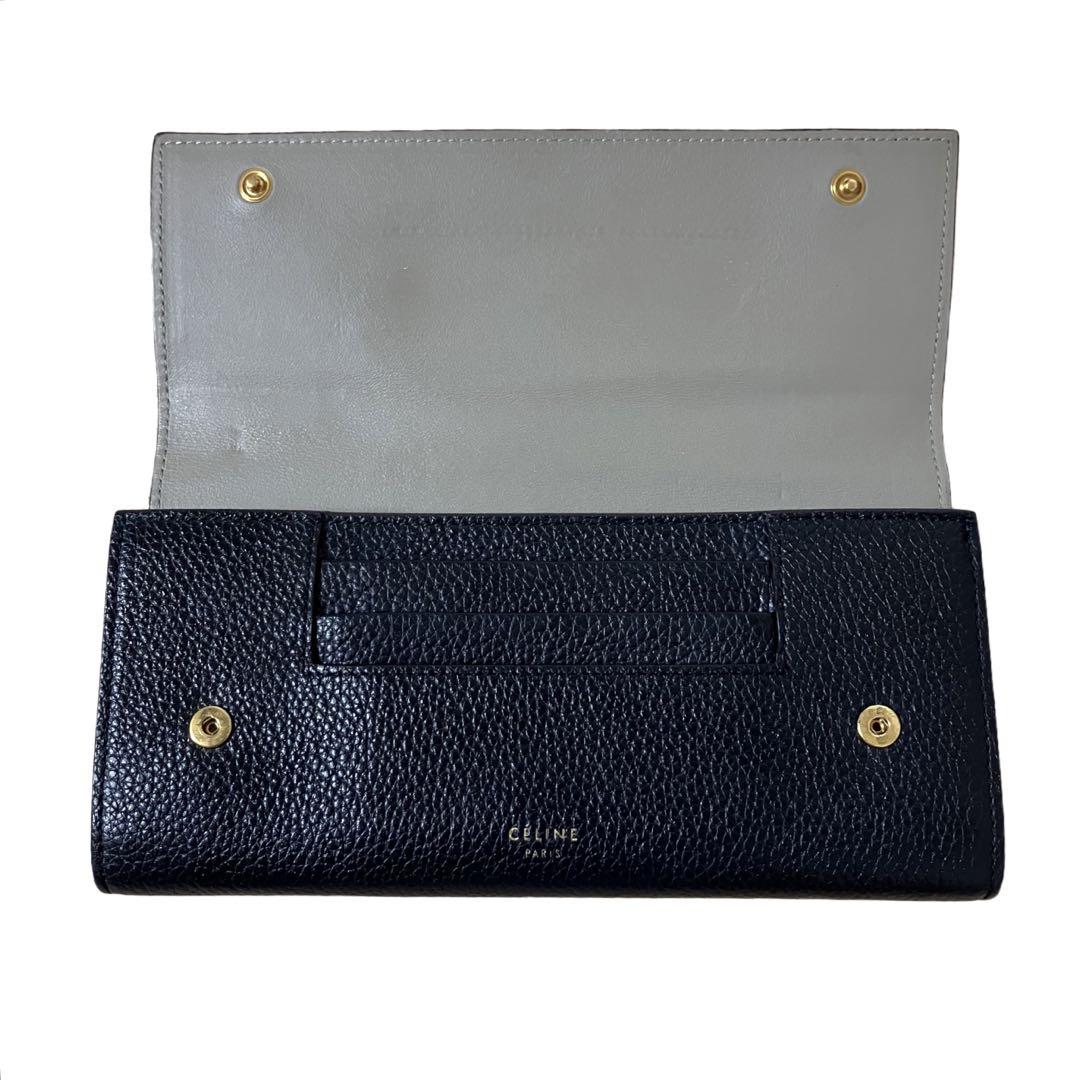 CELINE ラージ フラップウォレット マルチファンクション