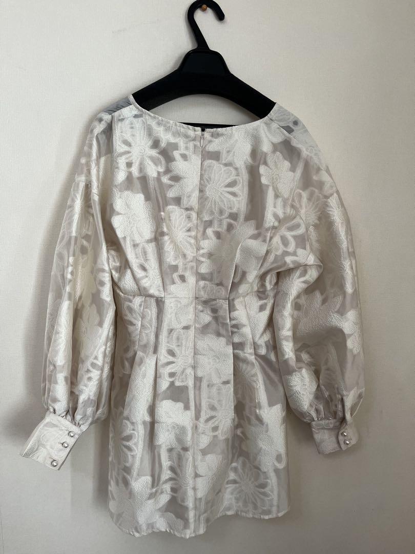 acka jacquard mini dress ジャガードミニドレス