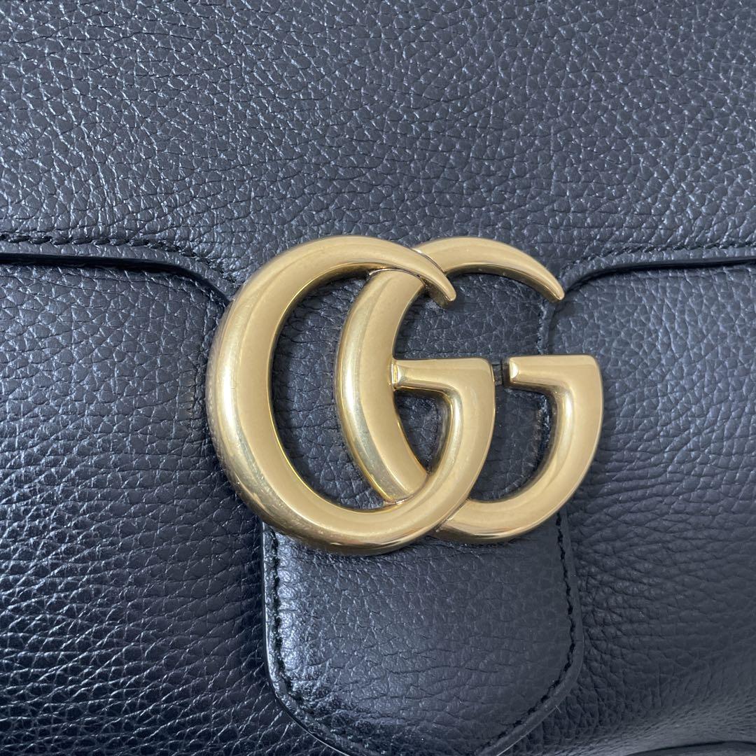 【美品】希少 定価35万 GUCCI グッチ GGマーモント メッセンジャー
