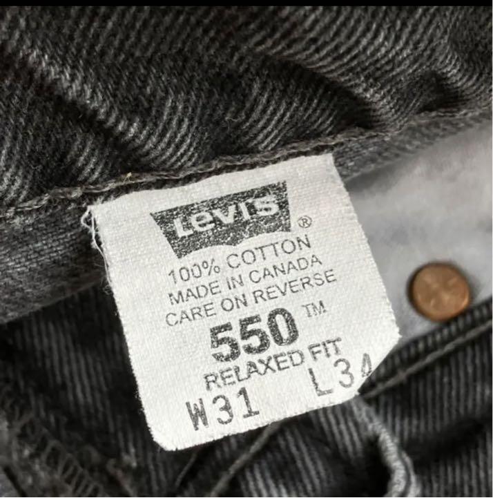 カナダ製 90s LEVI'S リーバイス デニム ジーンズ 550 刻印217