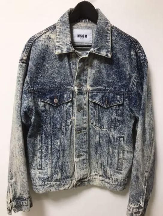 MSGM エムエスジーエム デニムジャケット Gジャン 半袖 MSGM エムエスジーエム デニムジャケット Gジャン 半袖