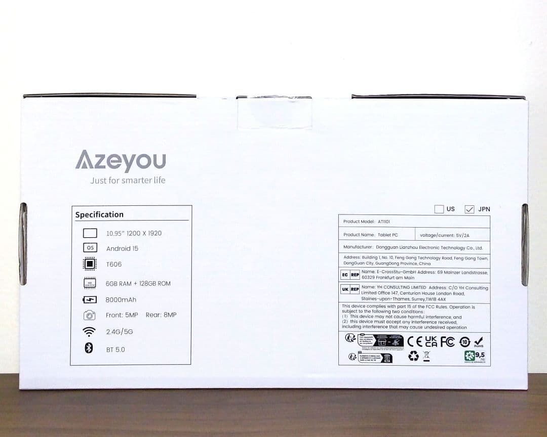 新品 Android15 タブレット 11インチ Wi-Fi 8000mAh