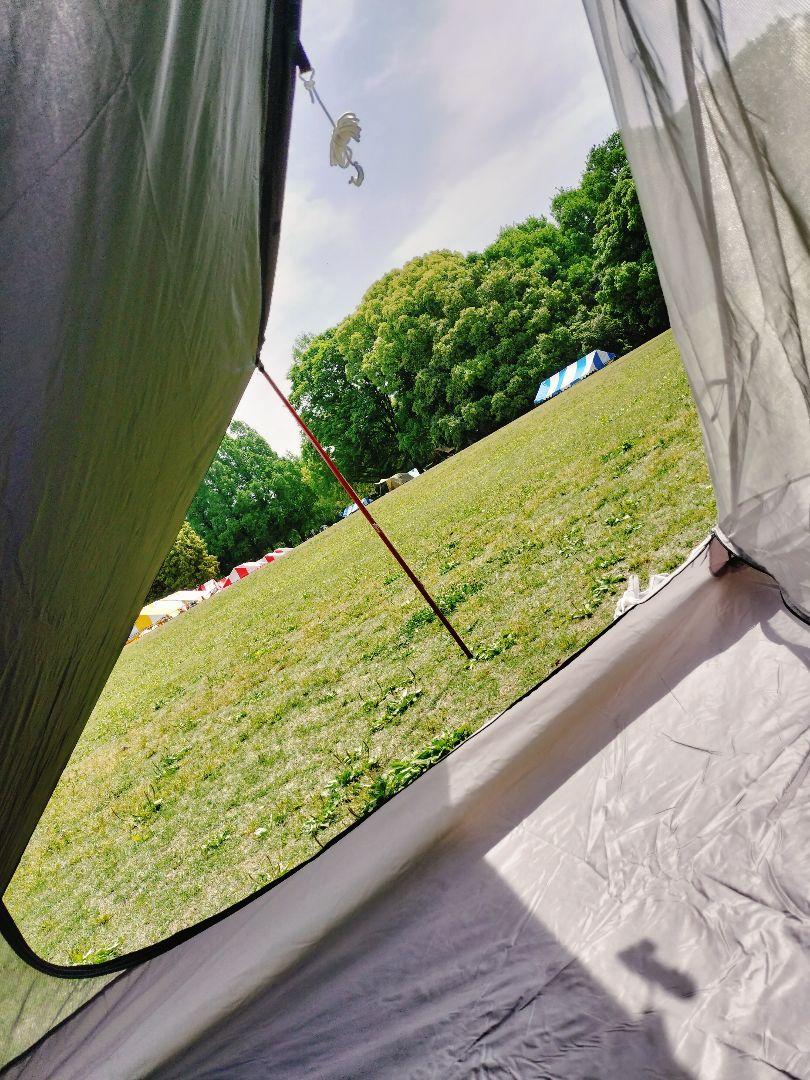 dod ONE POLE TENT(M) ブラック グランドシート付き