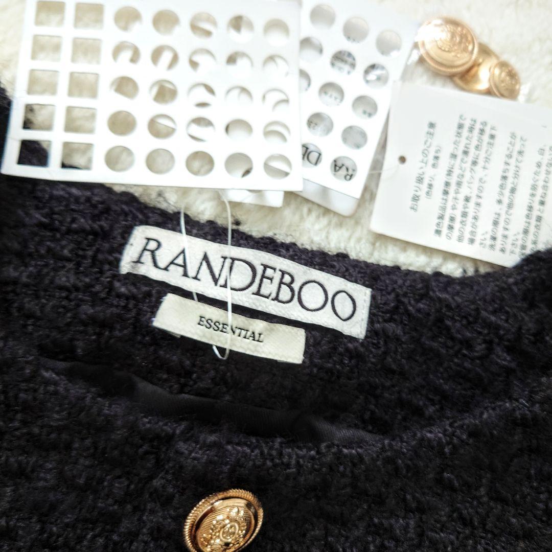 新品 RANDEBOO class tweed jacket 金ボタン