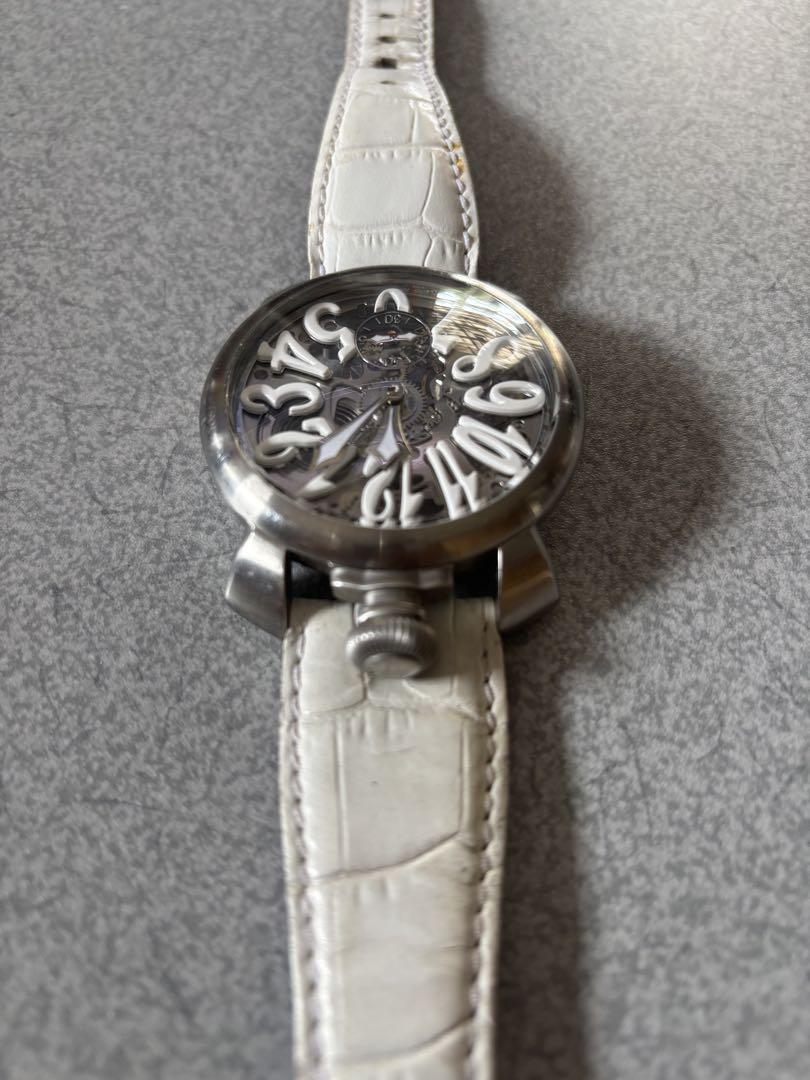 ガガミラノ　マヌアーレ48mm スケルトン　中古　5310.01