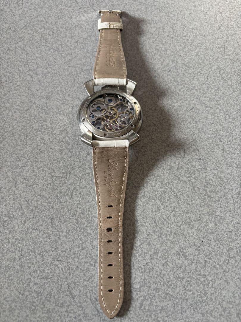 ガガミラノ　マヌアーレ48mm スケルトン　中古　5310.01