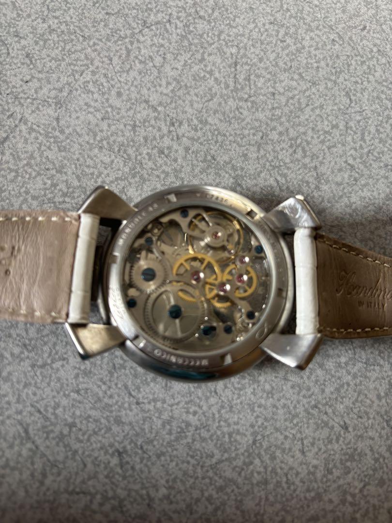 ガガミラノ　マヌアーレ48mm スケルトン　中古　5310.01