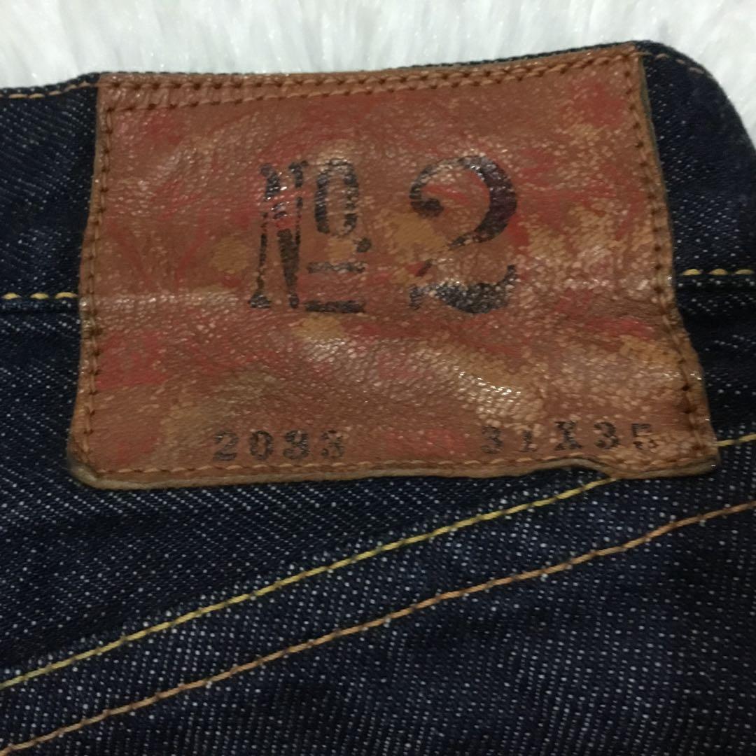 ✨希少✨EVISU No.2 2033 赤耳 大黒 31×35 濃紺 赤カモメ ✨希少✨EVISU No.2 2033 赤耳 大黒 31×35 濃紺 赤カモメ