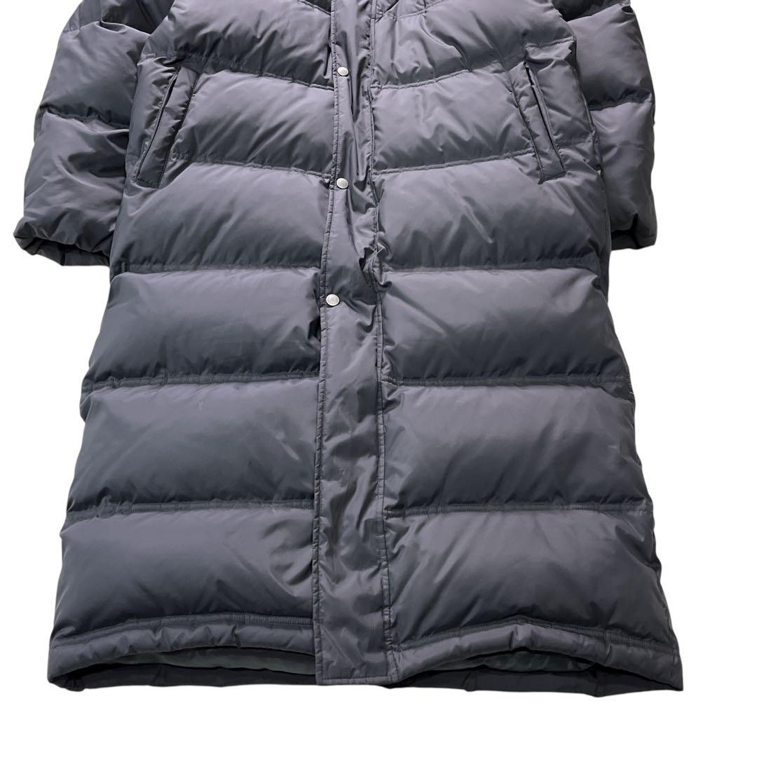 【専用】　　　　ルコック ロングダウンベンチコート グレー×蛍光色 大きいサイズ