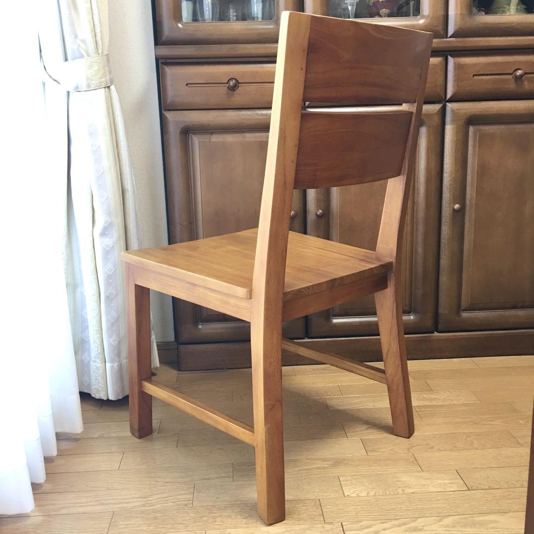 ★ハルヒロ★④SCANTEAK スキャンティーク ダイニングチェア 1脚