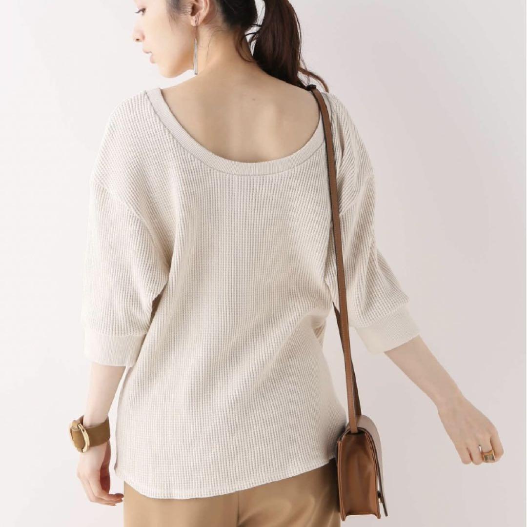 【新品タグ付】 ノーブル NOBLE ワッフルプルオーバー Tシャツ IENA