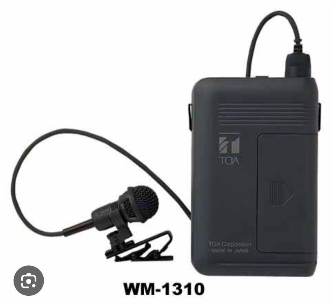 ②TOA ワイヤレスマイク　WM-1310　中古品　7885 ②TOA ワイヤレスマイク WM-1310 中古品 7885 - メルカリ