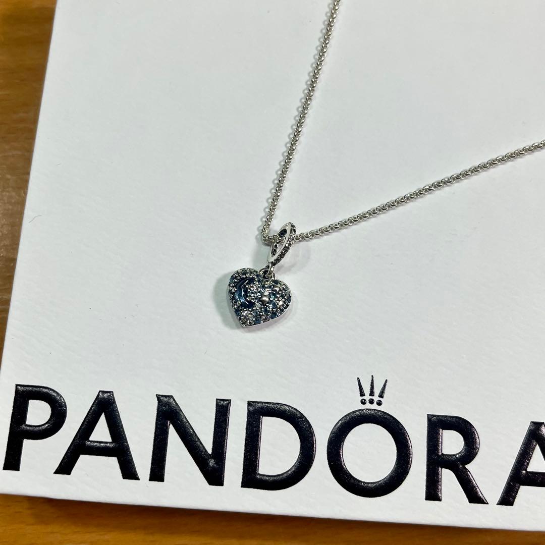 PANDORA ブルームーン&スターハートネックレス