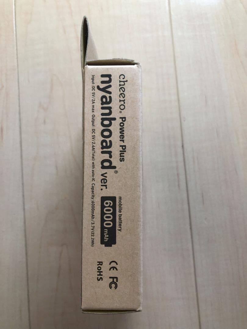 cheero power plus ニャンボー 6000mAh 黒 cheero power plus ニャンボー 6000mAh 黒