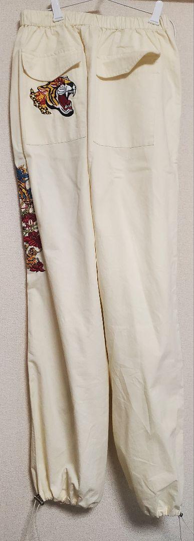 チュウカタベタイ Tiger balloon pants/white Mサイズ