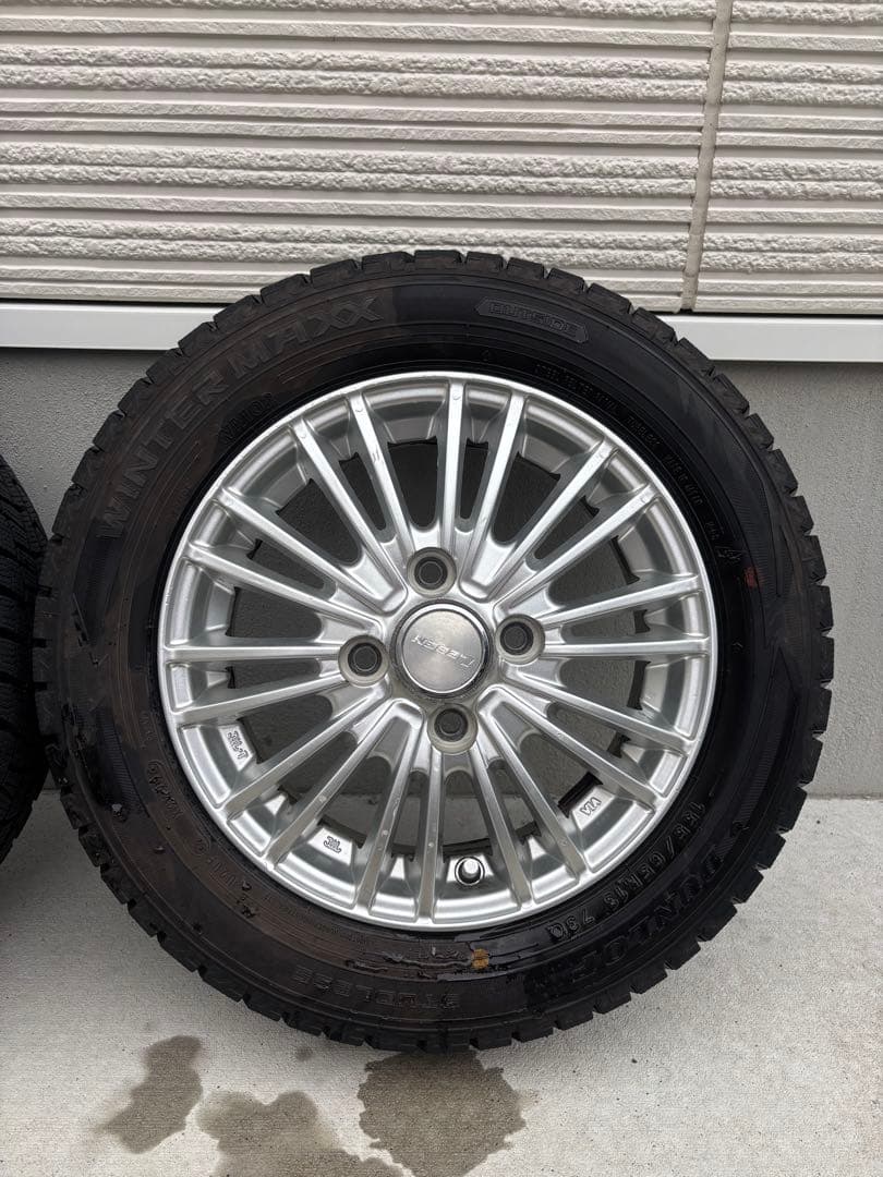 ダンロップ　ウィンターマックス　13インチ タイヤホイールセット