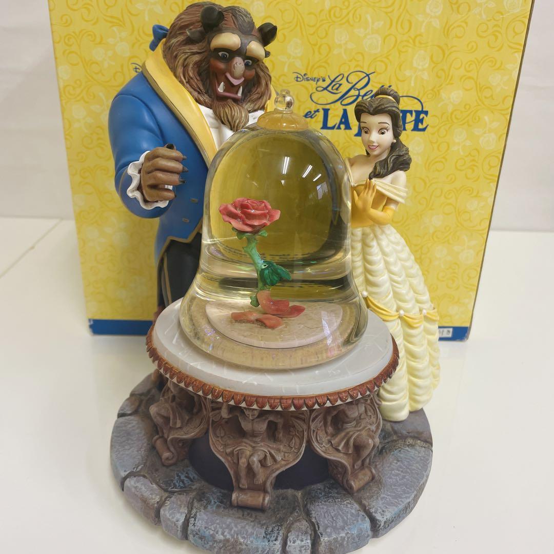 最終価格】 ディズニー disney 美女と野獣 オルゴール スノー