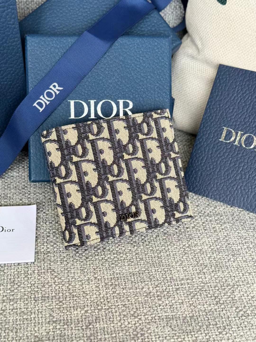 美品 Dior ディオール 二つ折り財布