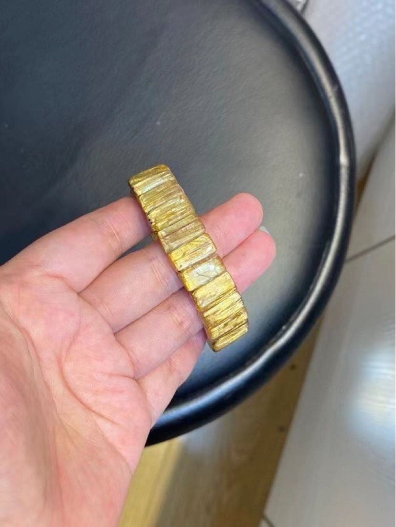 GINGER掲載商品】 ⭐︎【天然】ゴールドタイチンルチル クォーツ