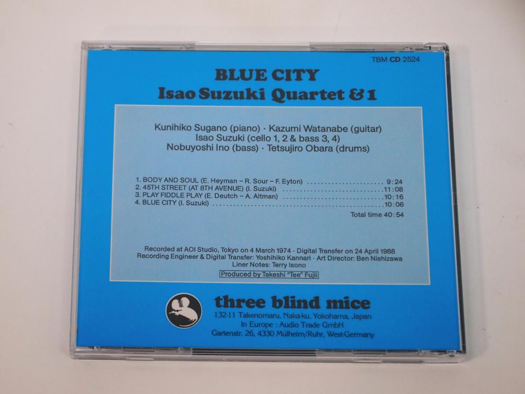 Isao Suzuki Quartet + 1 ‎– Blue City – Surface Records