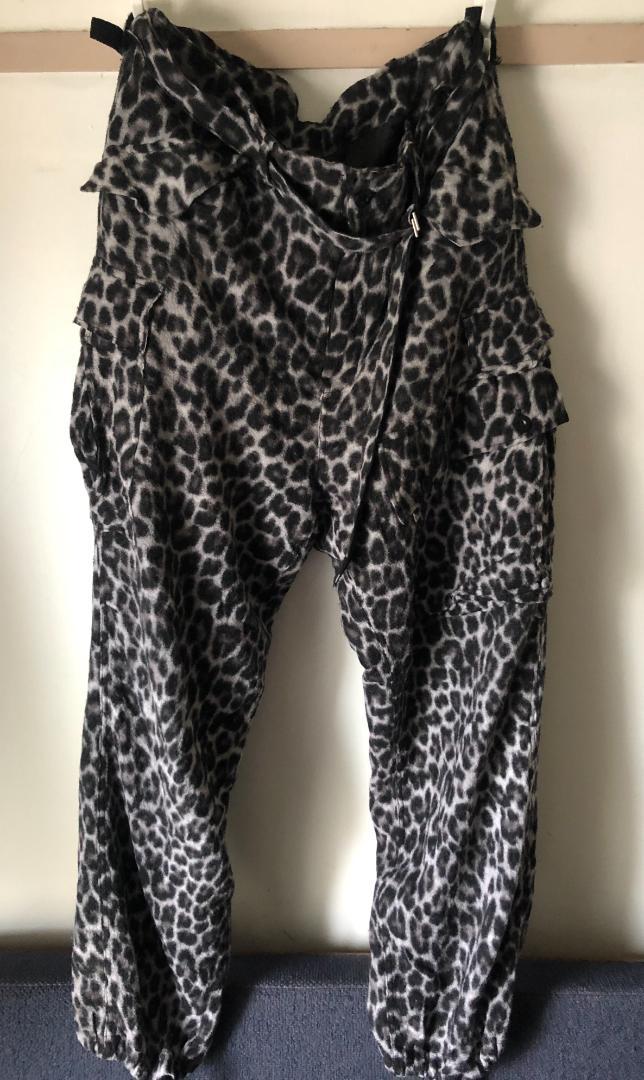 サカイ― 専用 パンツ ヒョウ柄 ウール 3 fMETJ-m67244404841 SACAI レオパード カーゴ たらでるか