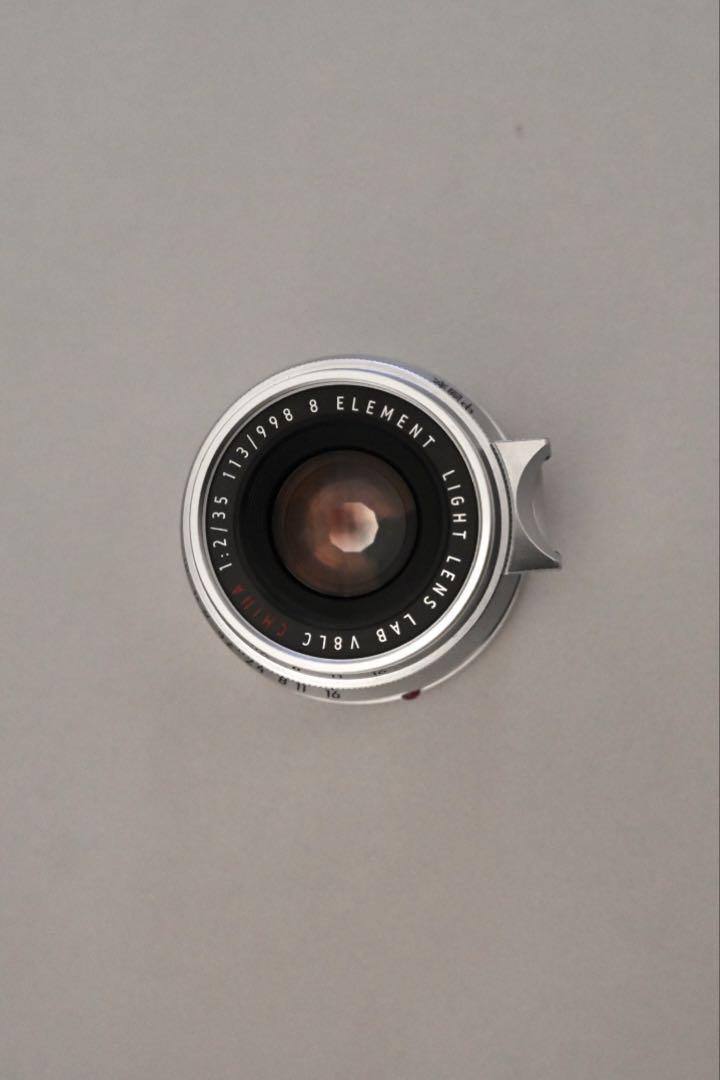 Light lens lab 35mm F2 周八枚 ライカM用 シルバー