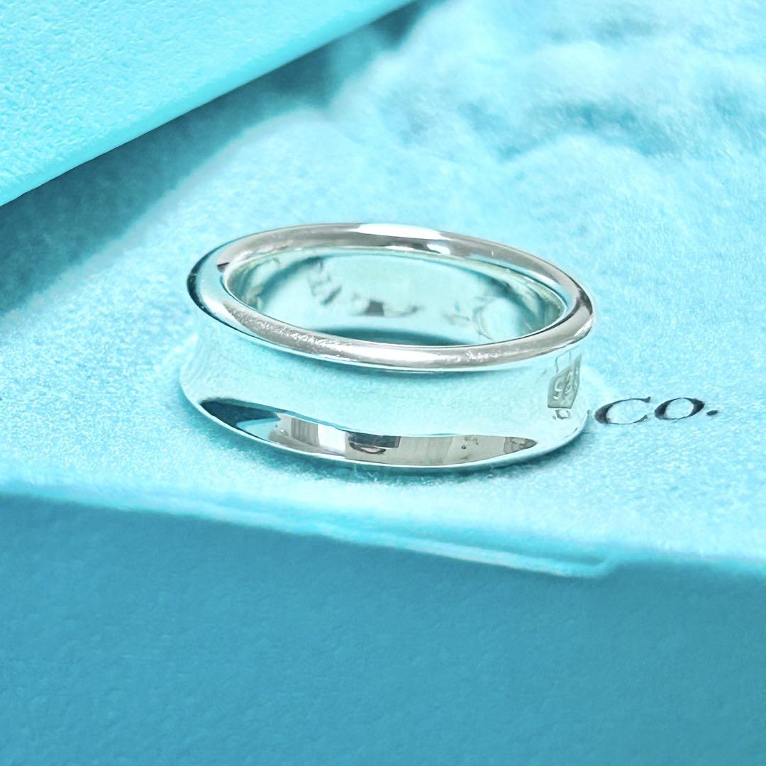 ティファニー　ナローリング　ミディアム　9号　指輪　Tiffany ナロー　美品