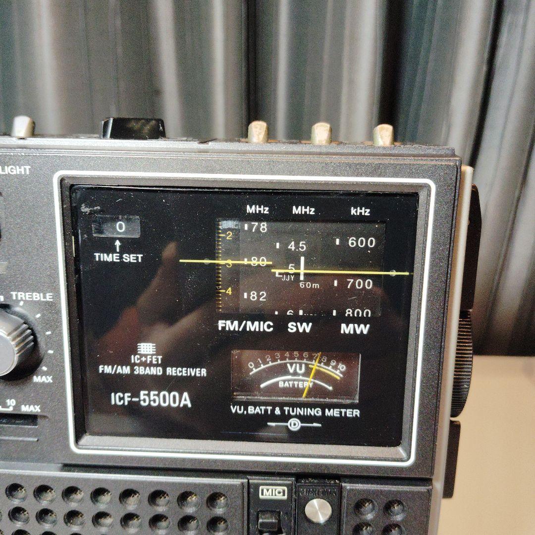 海外並行輸入正規品 SONY ラジオ ICF-5500A スカイセンサー5500A 動作品です ラジオ・コンポ