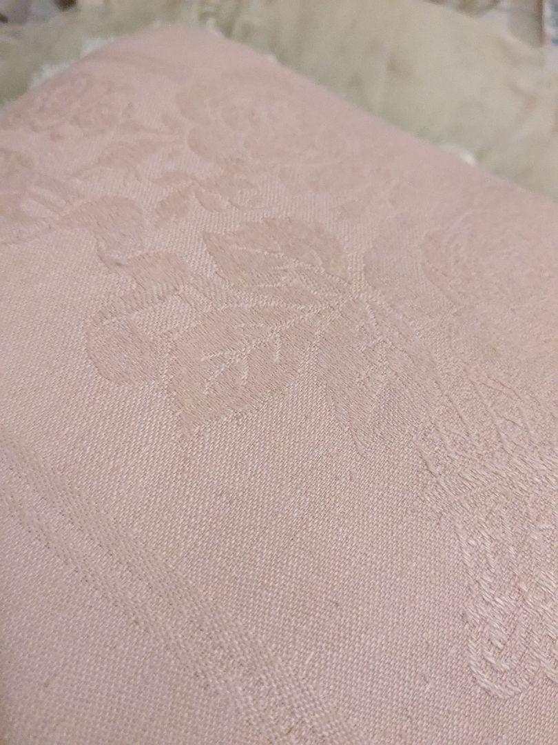 フランスアンティーク薔薇柄ミニクッション