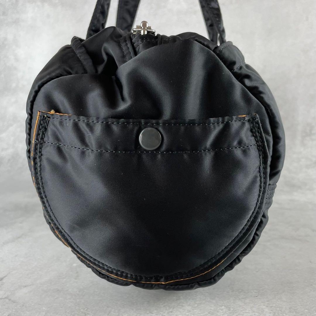 極美品✨ PORTER ポーター タンカー ミニボストンバッグ ブラック 黒