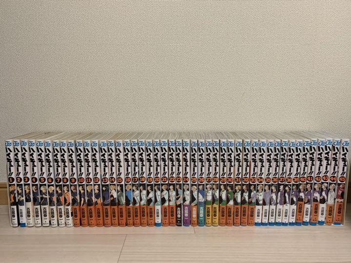 好評特価 ハイキュー 1~45巻 19b0Q-m67259536829 全巻 大特価新品