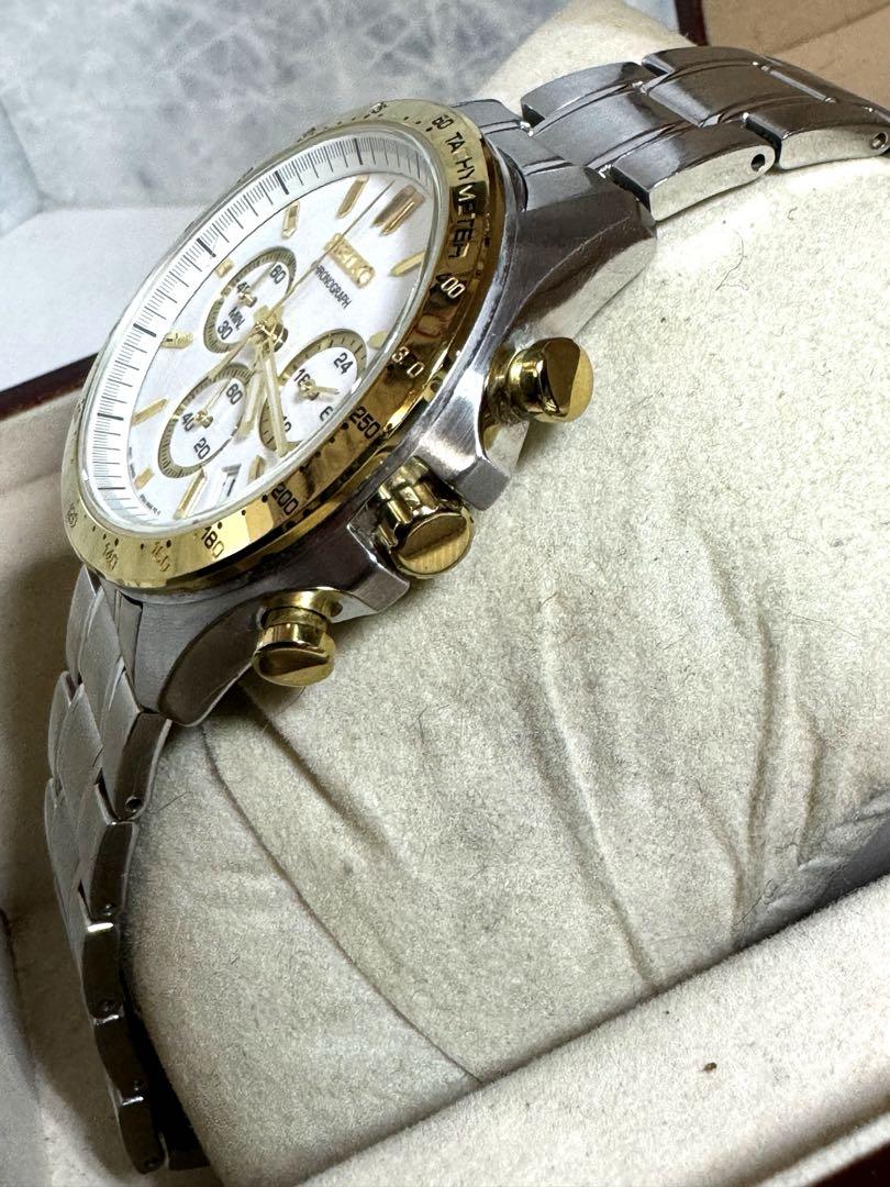 SEIKO クロノグラフ　クォーツ　稼働品