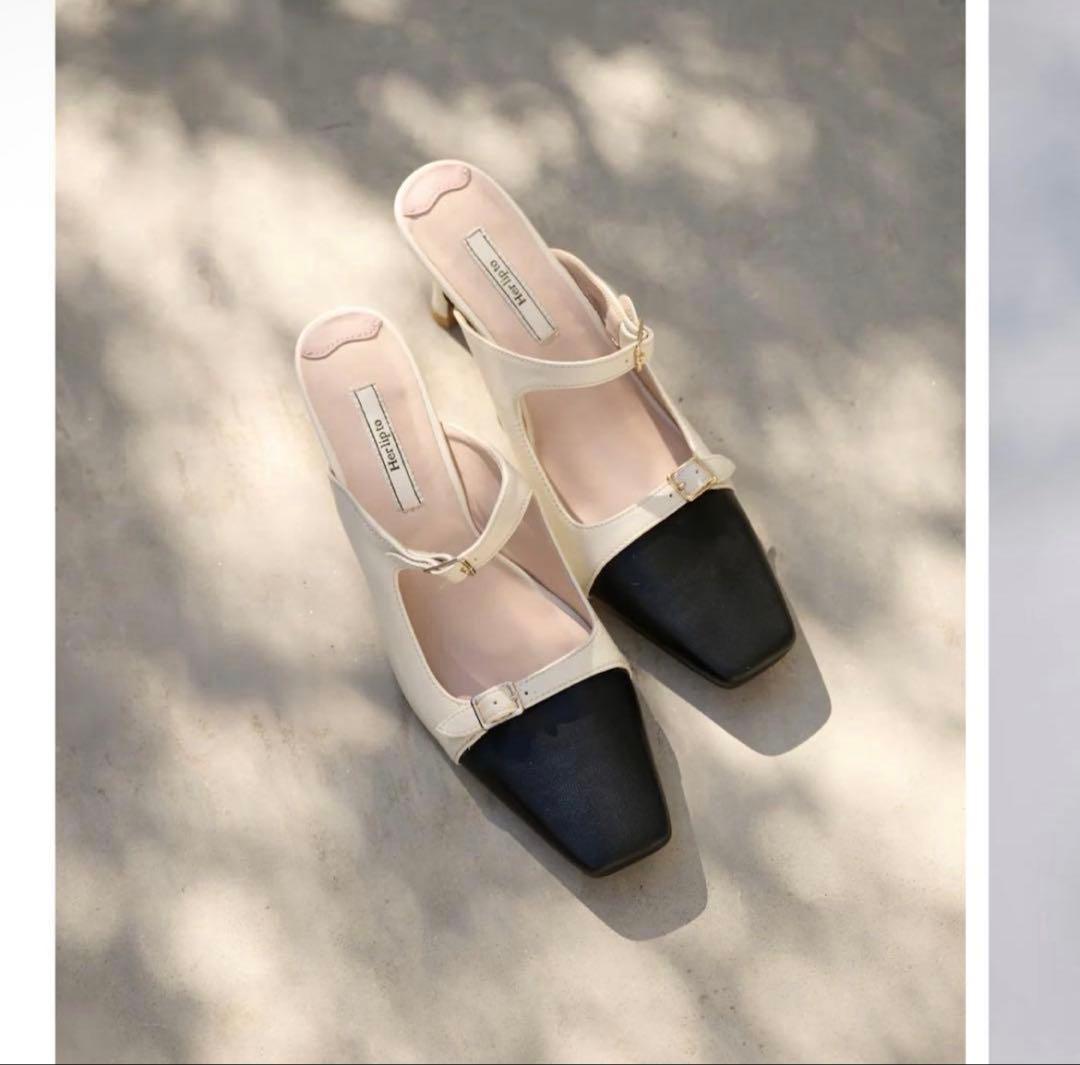新品未使用】Herlipto Mademoiselle Mules 36 - メルカリ