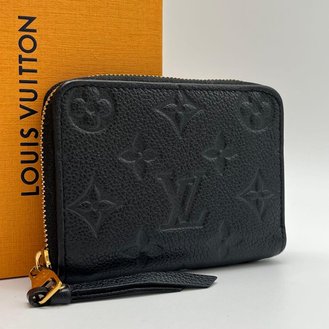 ルイヴィトン ジッピーコインパース アンプラント ブラックLOUIS VUITTON
