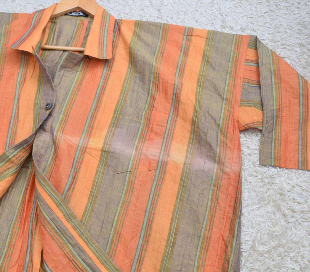 ISSEY MIYAKE PERMANENTE イッセイミヤケ 綿麻 シャツ